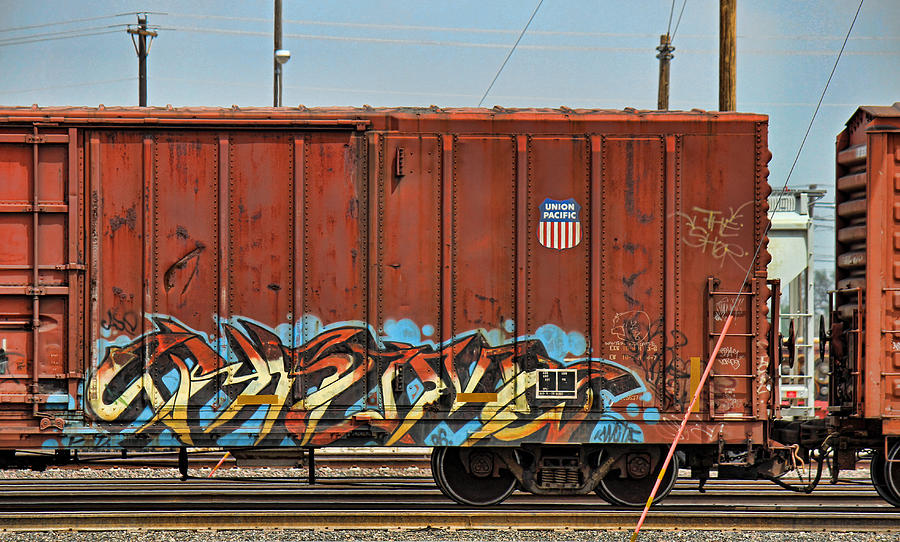 Graffiti Rust on Rust Photograph by Graffiti Girl Pixels