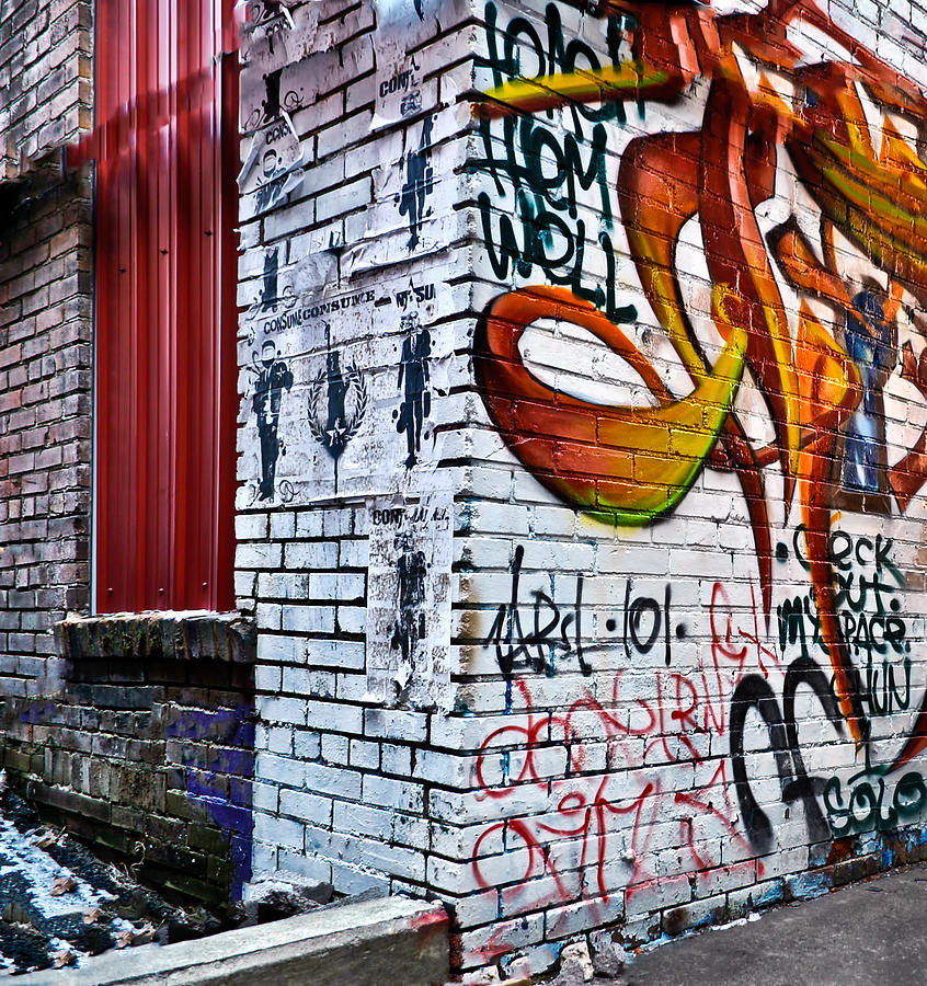 Graffiti Alley Photograph by Greg Jackson