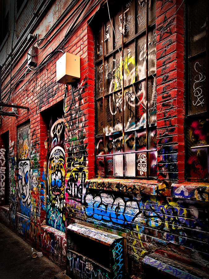 Graffiti Alley Photograph by James Howe