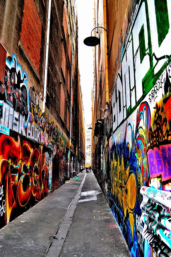Graffiti Alley - Melbourne - Australia Photograph by Jeremy Hall