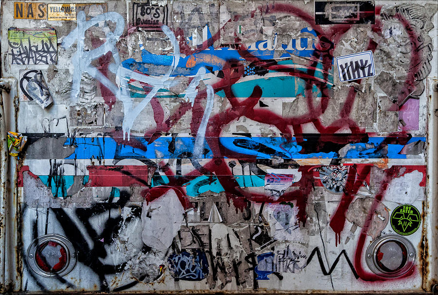 Graffiti and Stickers Photograph by Robert Ullmann