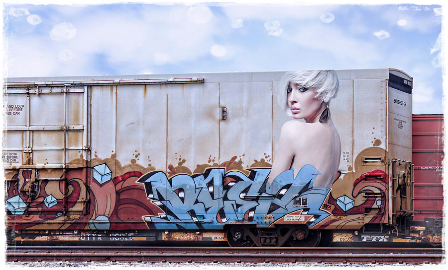 graffiti cold blue