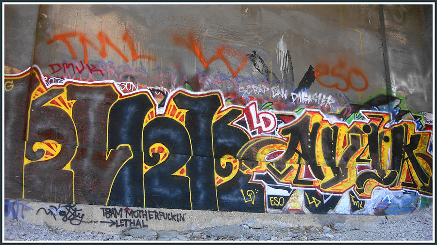 Graffiti Photograph - Graffiti Kansas City 8 by Ellen Tully