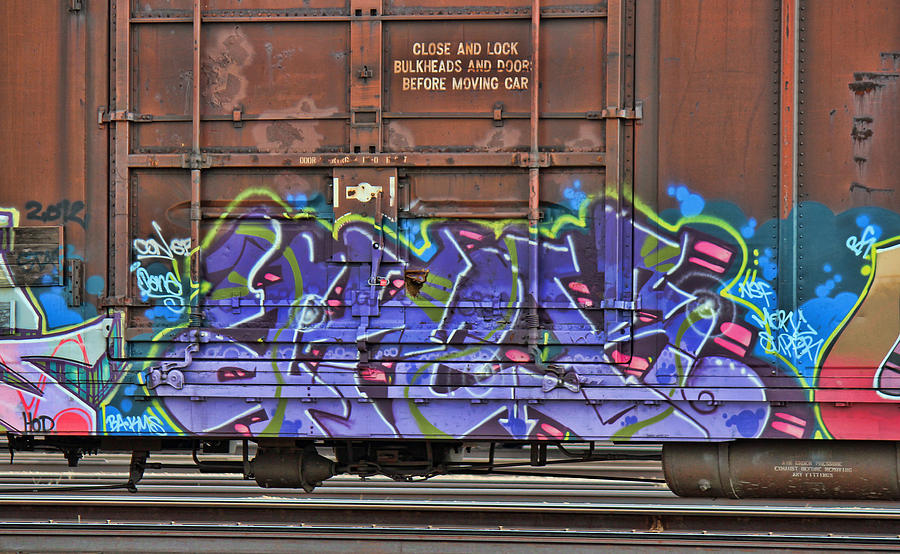 Graffiti - Purple Photograph by Graffiti Girl - Fine Art America