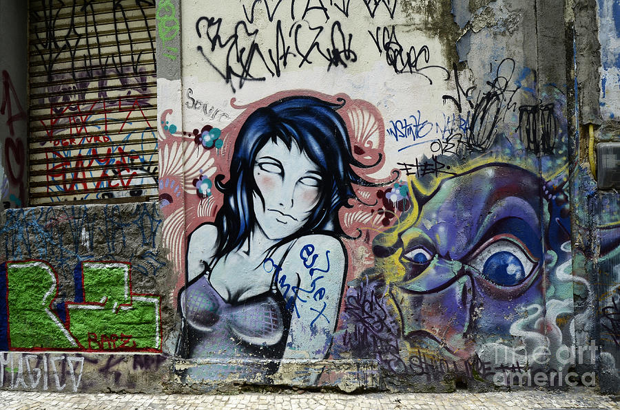 Graffiti Photograph - Graffiti Recife Brazil 3 by Bob Christopher