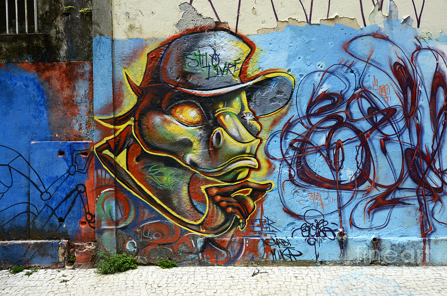 Graffiti Photograph - Graffiti Recife Brazil 6 by Bob Christopher