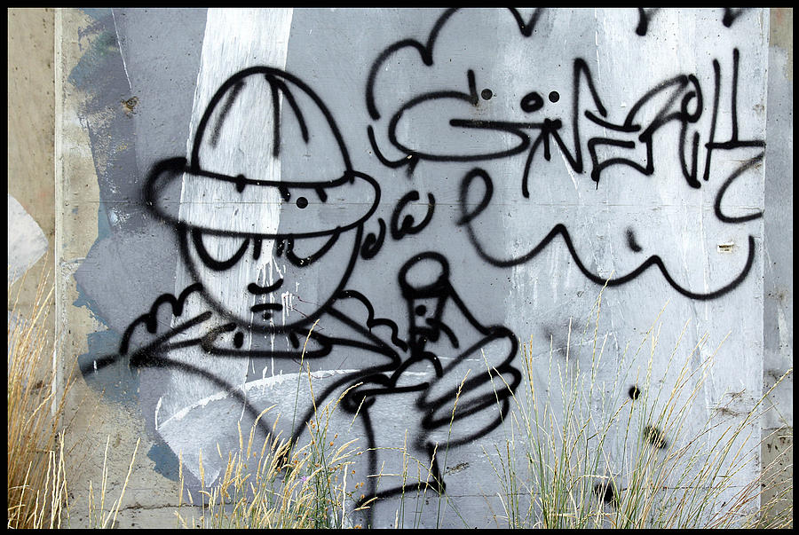 Graffiti Spokane 1 Photograph by Ellen Tully