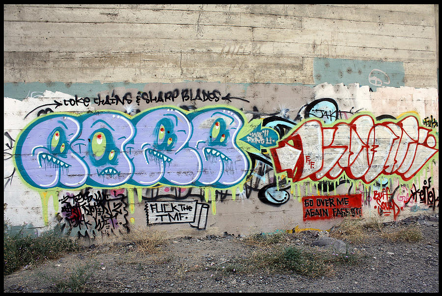 Graffiti Spokane 3 Photograph by Ellen Tully