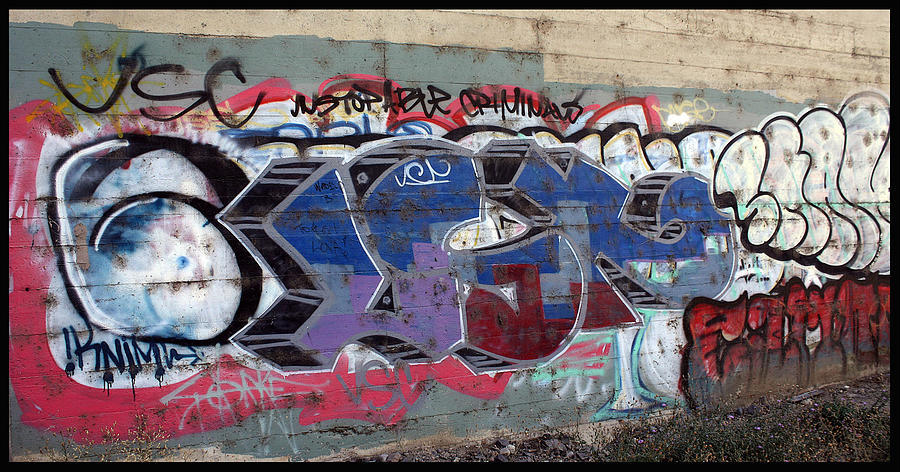 Graffiti Spokane 4 Photograph by Ellen Tully
