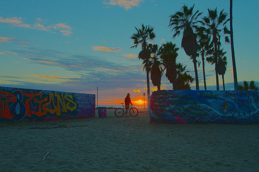 sunset graffiti art