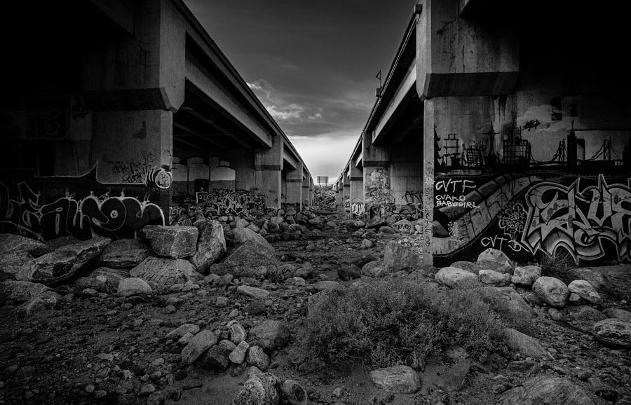 Graffiti Under The Bridge Photograph by Cecil K Brissette