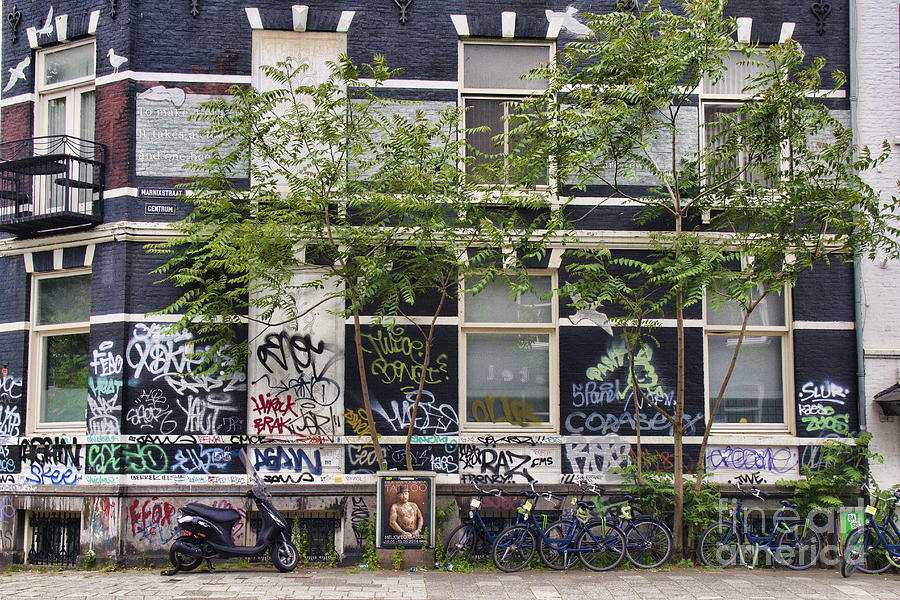 Graffiti 1 - Amsterdam Photograph by Crystal Nederman