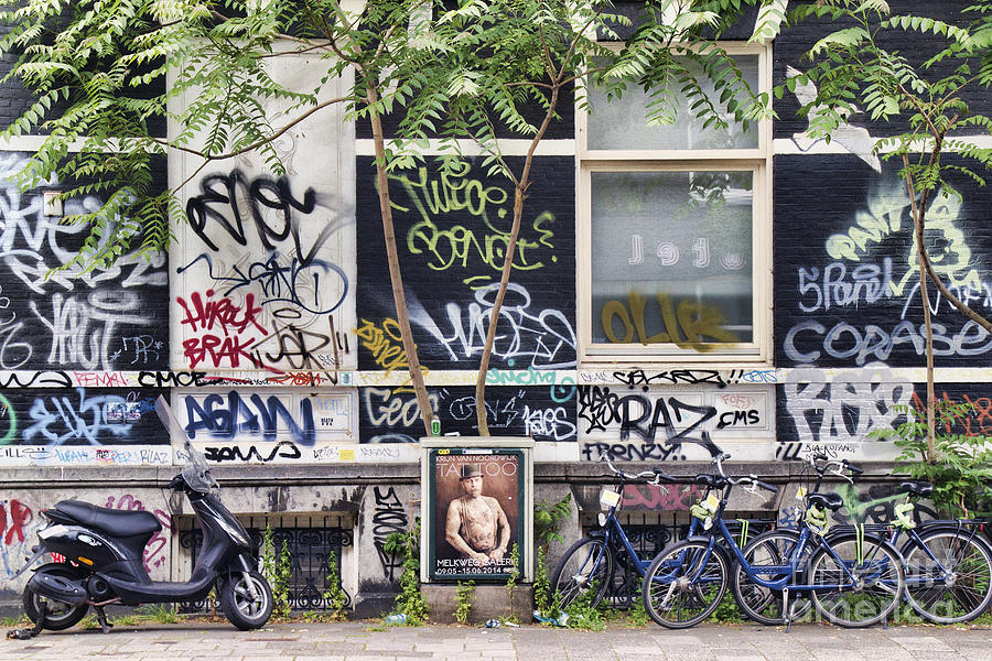 Graffiti 2 - Amsterdam Photograph by Crystal Nederman