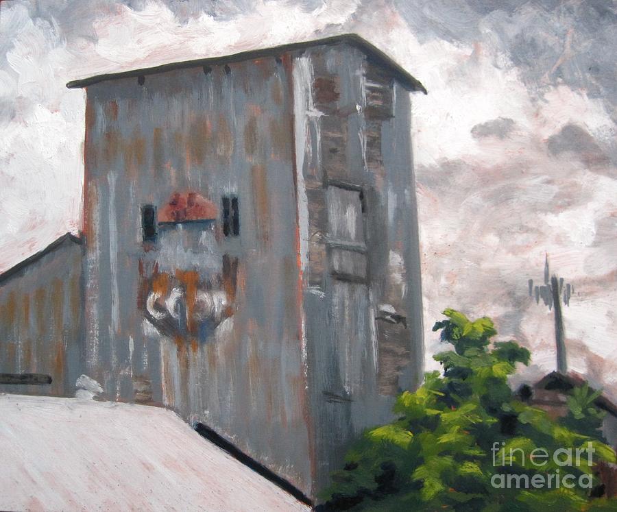 Grain Elevator and Cell Tower by Katrina West Grain Elevator and Cell Tower by Katrina West