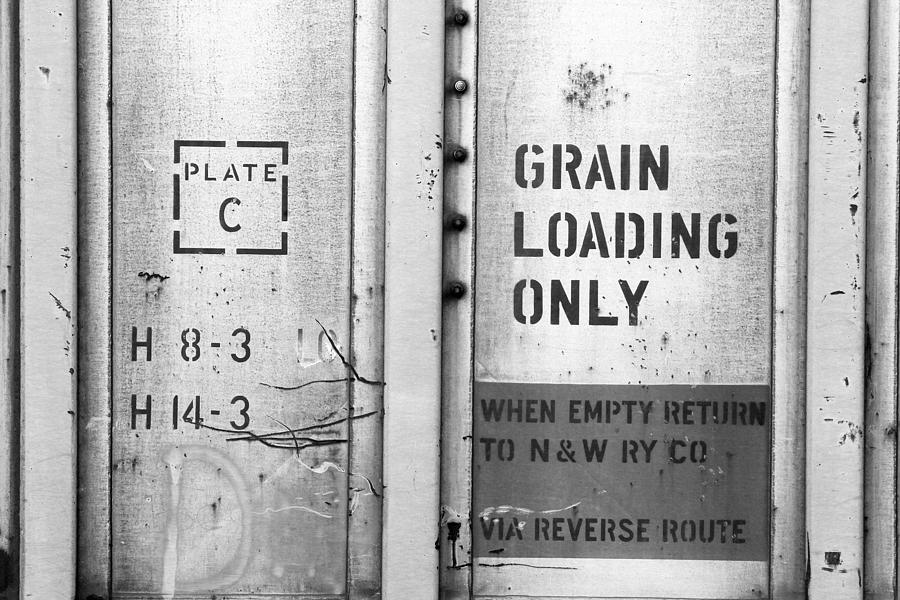 Grain Loading Only Photograph by Joseph C Hinson