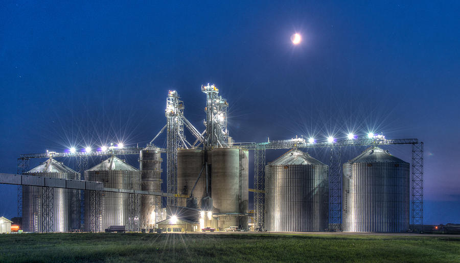 Grain Processing Plant Photograph by Paul Freidlund