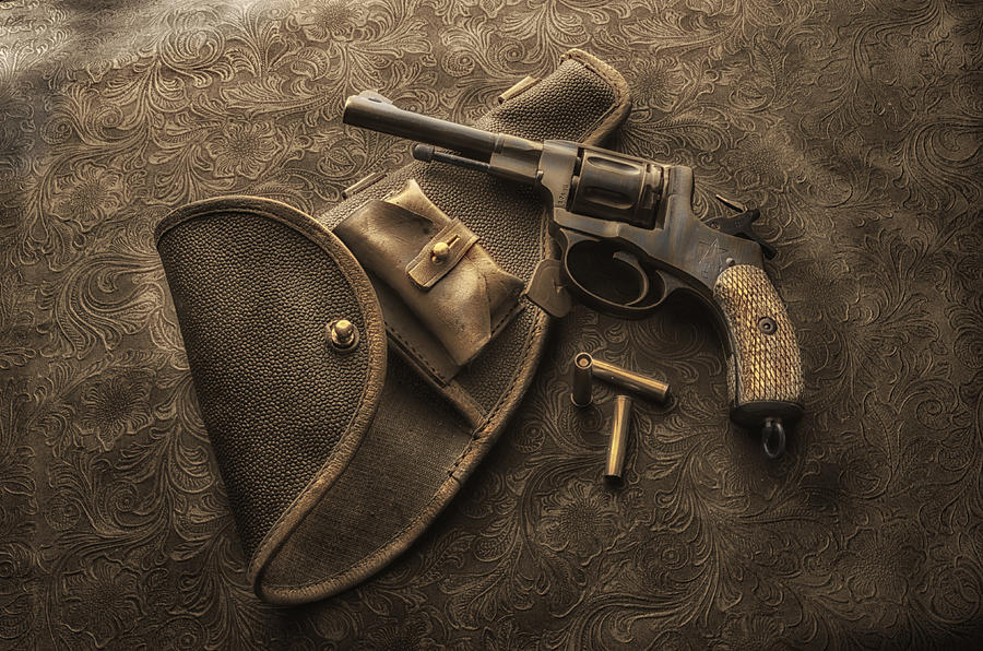 Pistol Photograph - Grammas Gun by Sue Capuano