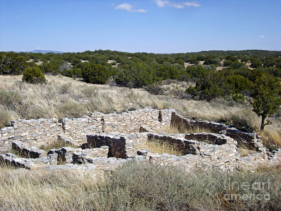 Gran Quivira Pueblo Ruins Photograph by Birgit Seeger-Brooks