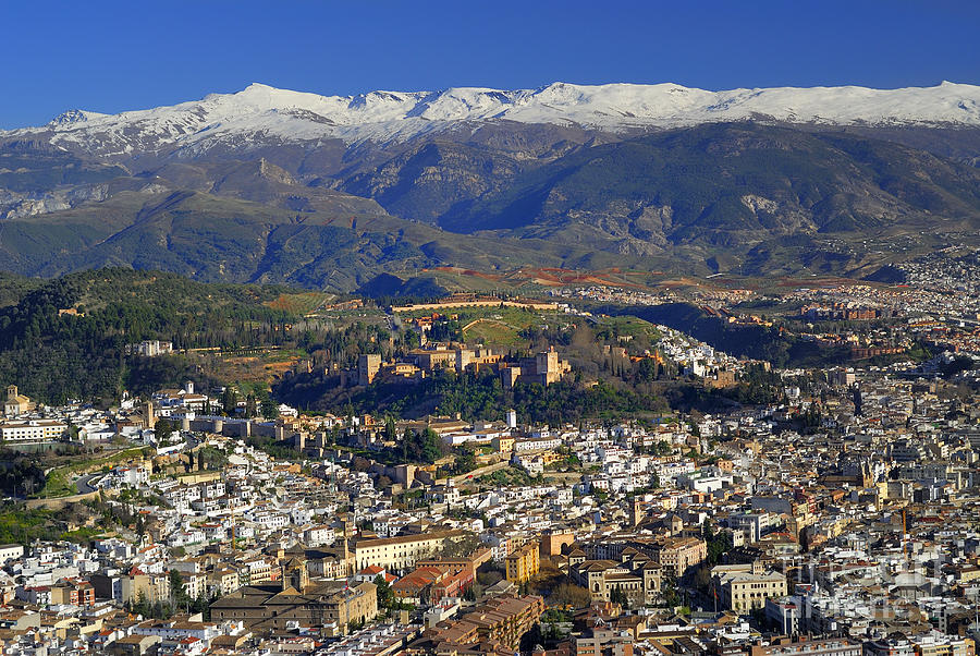 Granada And The Alhambra Photograph by Guido Montanes Castillo