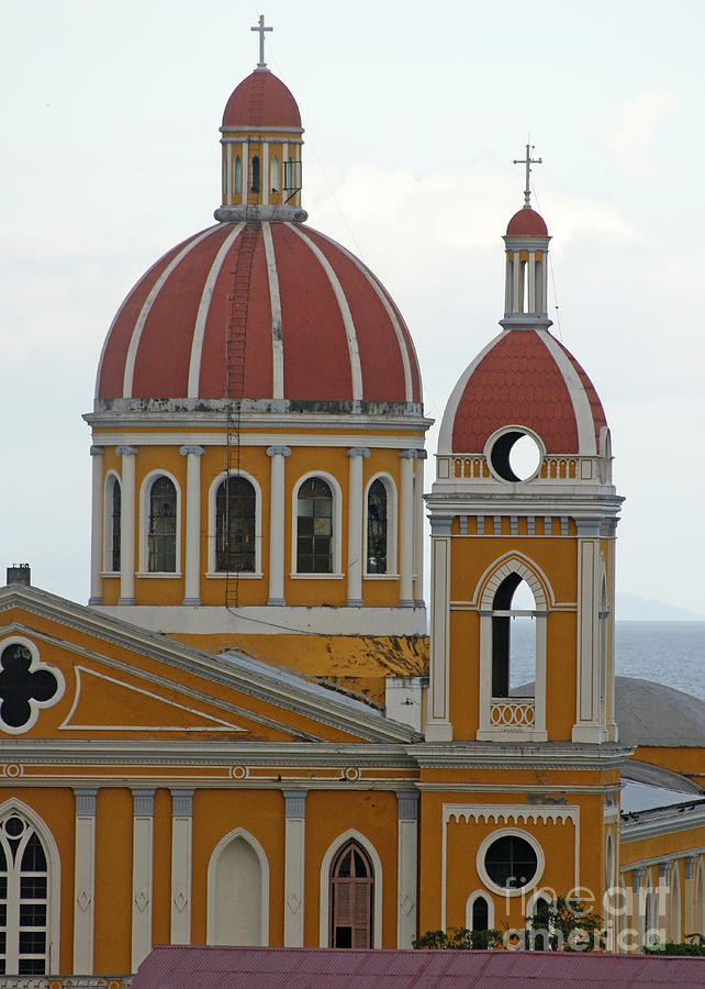 Granada cathedral Nicaragua 2 Photograph by Rudi Prott
