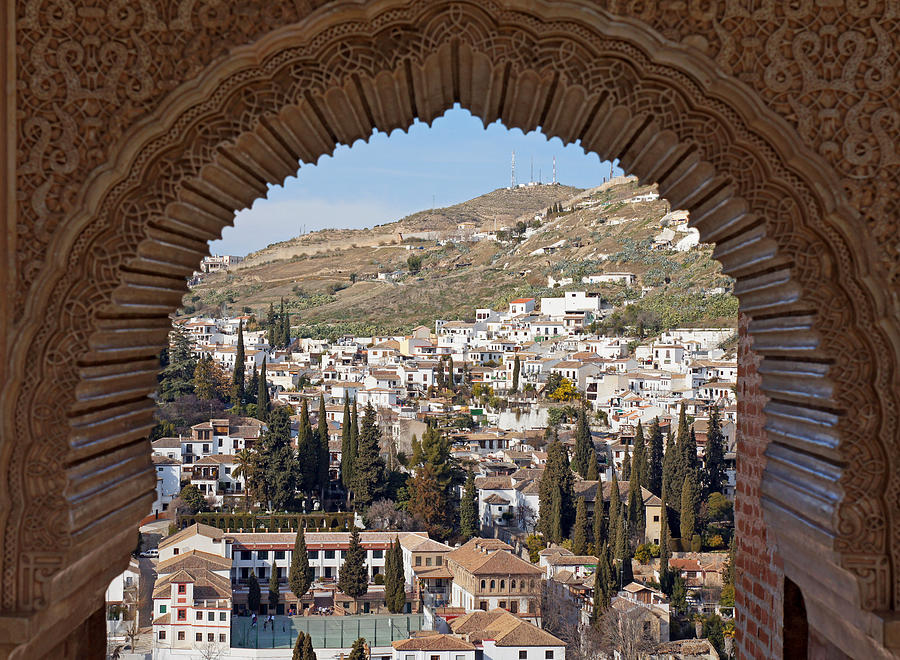 Granada from the Alhambra Photograph by Rod Jones