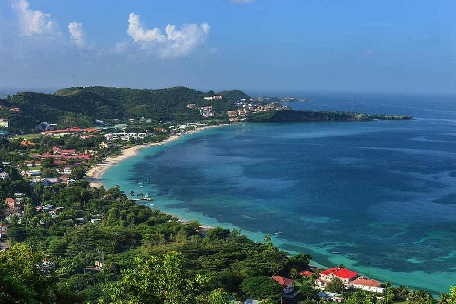 Grand Anse Bay, Grenada Photograph by Flavio Vallenari Grand Anse Bay, Grenada Photograph by Flavio Vallenari