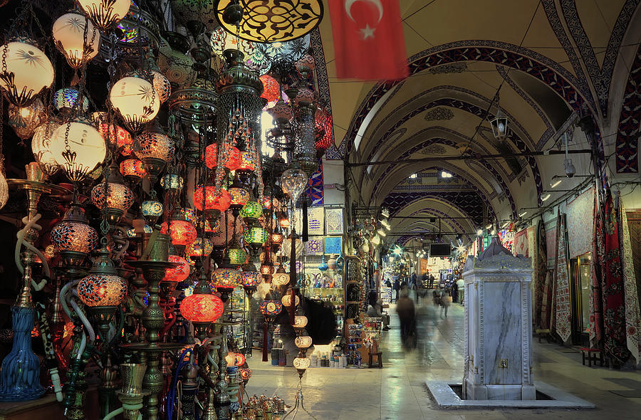 Grand Bazaar,  Istanbul, Turkey Photograph by Petekarici