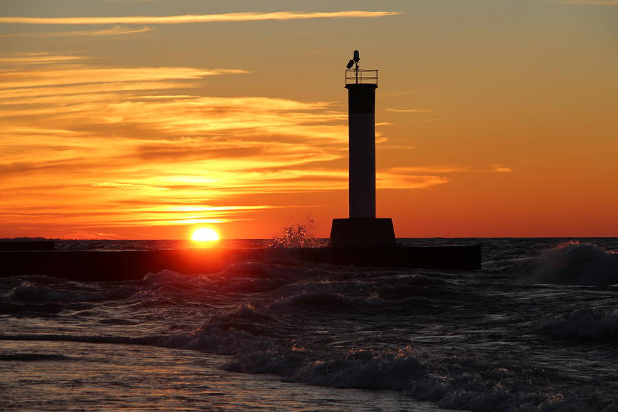 Grand Bend 693 sunset Photograph by Victor Alderson | Fine Art America