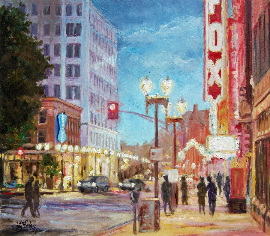 Grand Boulevard St.Louis Painting by Irek Szelag