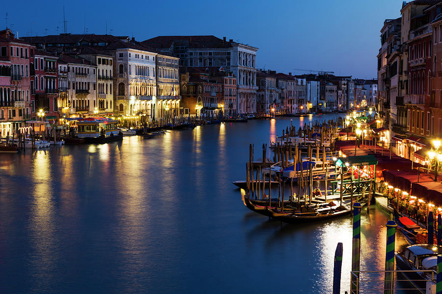 Grand Canal At Evening Photograph by Tomch