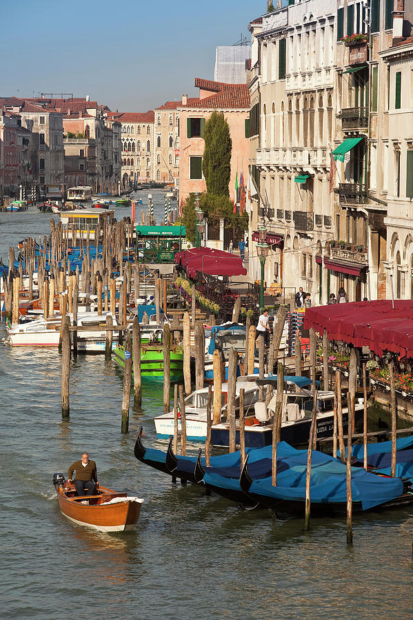 Grand Canal From Ponte Di Rialto Photograph by Richard Ianson