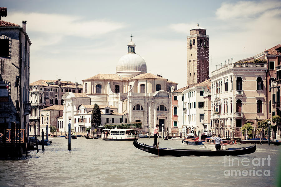 Grand Canal in Venice Photograph by Raimond Klavins