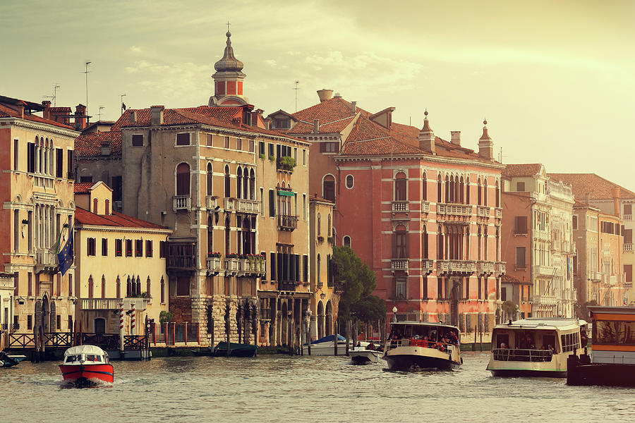 Grand Canal Of Venice At Sunset Photograph by Mammuth Grand Canal Of Venice At Sunset Photograph by Mammuth