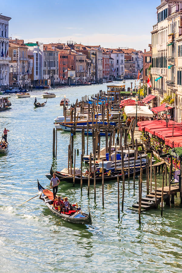 Grand Canal, Venice Photograph by Sue Leonard