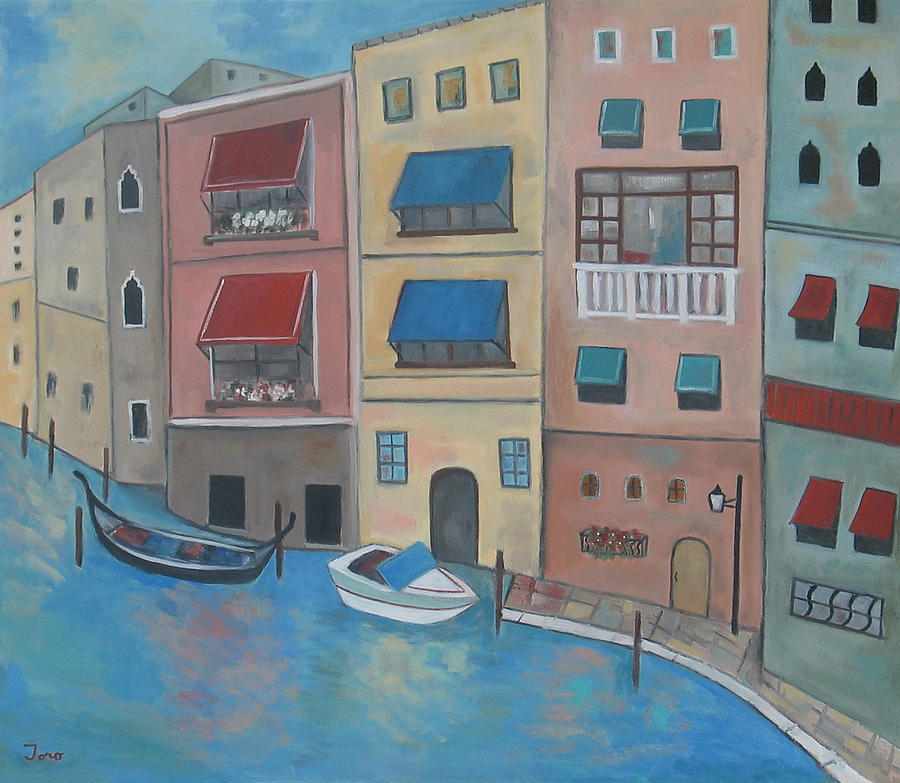 Grand Canal Painting by Trish Toro