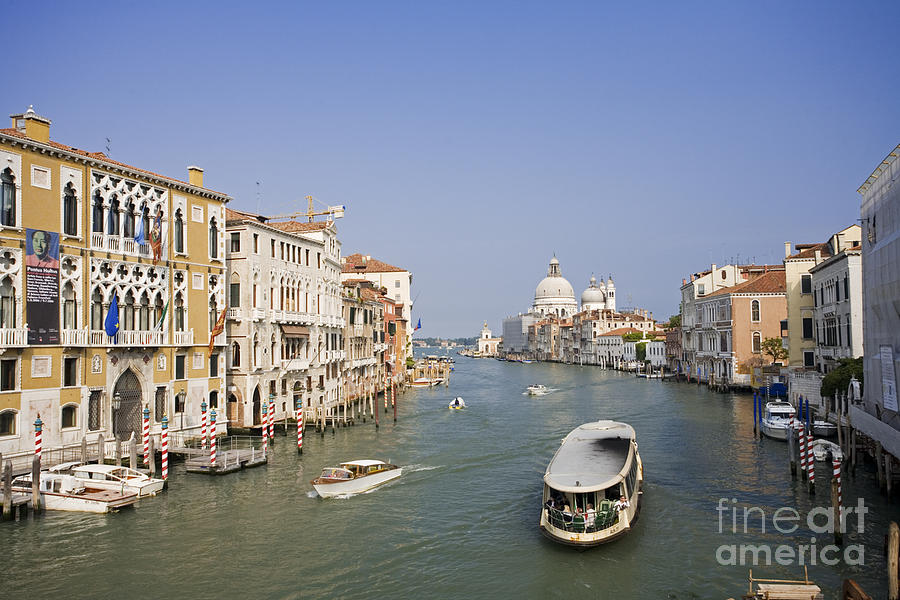 Grand Canal, Venice Photograph by David Davis