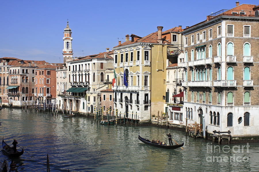 Grand Canal Venice Italy Photograph by Julia Gavin