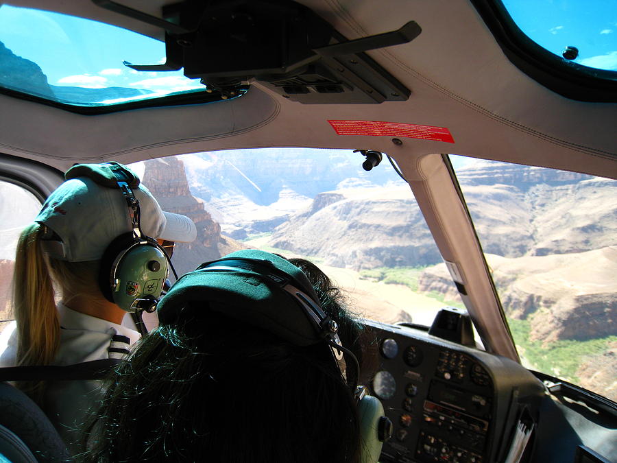 Helicopter Photograph - Grand Canyon - 121258 by DC Photographer
