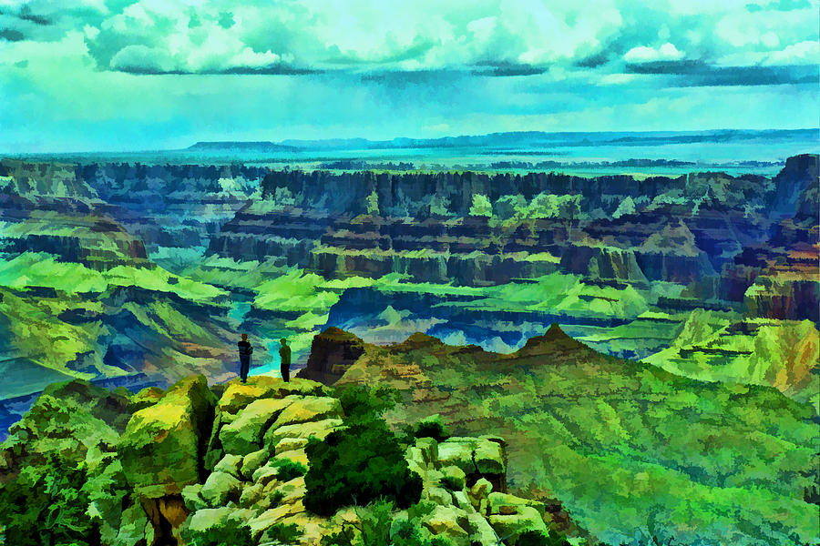 Grand Canyon #  3 - The Grandview Photograph by Allen Beatty
