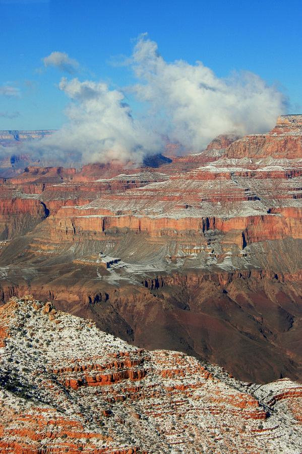 grand Canyon After the Snow Photograph by Susan McMenamin