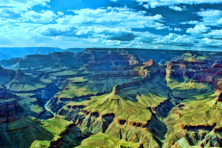 Grand Canyon - Mohave Point Photograph by Allen Beatty
