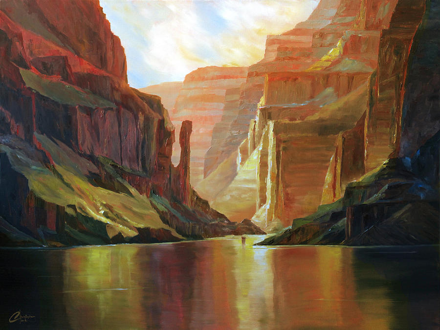 Grand Canyon Painting by Christopher Clark