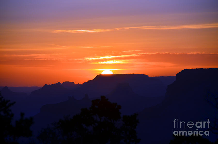 Grand Canyon Desert View Sunset Photograph by Debra Thompson