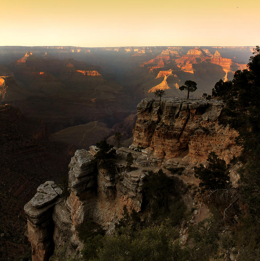 Grand Canyon National Park Photograph - Grand Canyon Dusk by Cedric Darrigrand