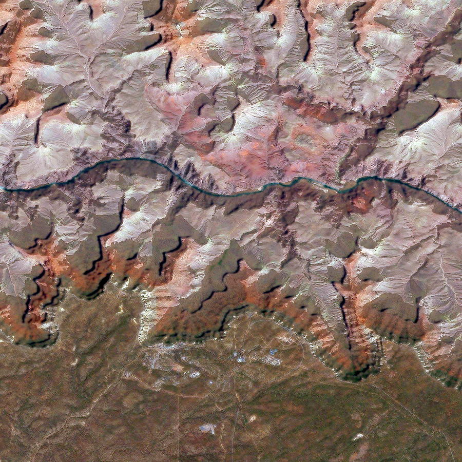 Grand Canyon Photograph by Geoeye/science Photo Library
