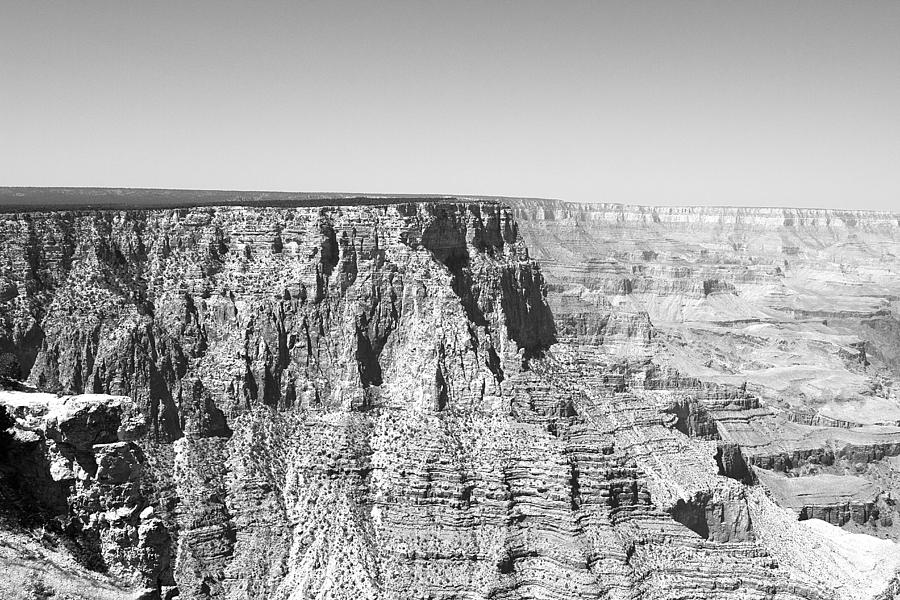 Grand Canyon in black and white Photograph by Peter Lloyd - Fine Art ...