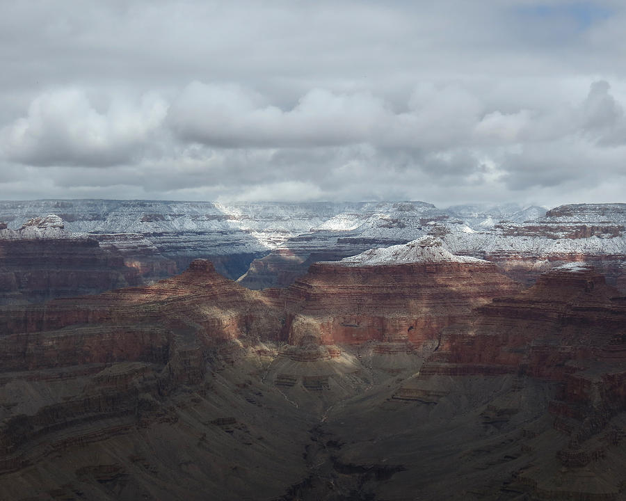 Grand Canyon in Winter Photograph by Laurel Powell