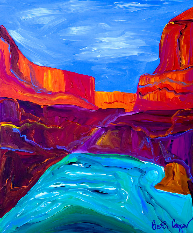 Grand Canyon National Park Painting - Grand Canyon IV by Beth Cooper