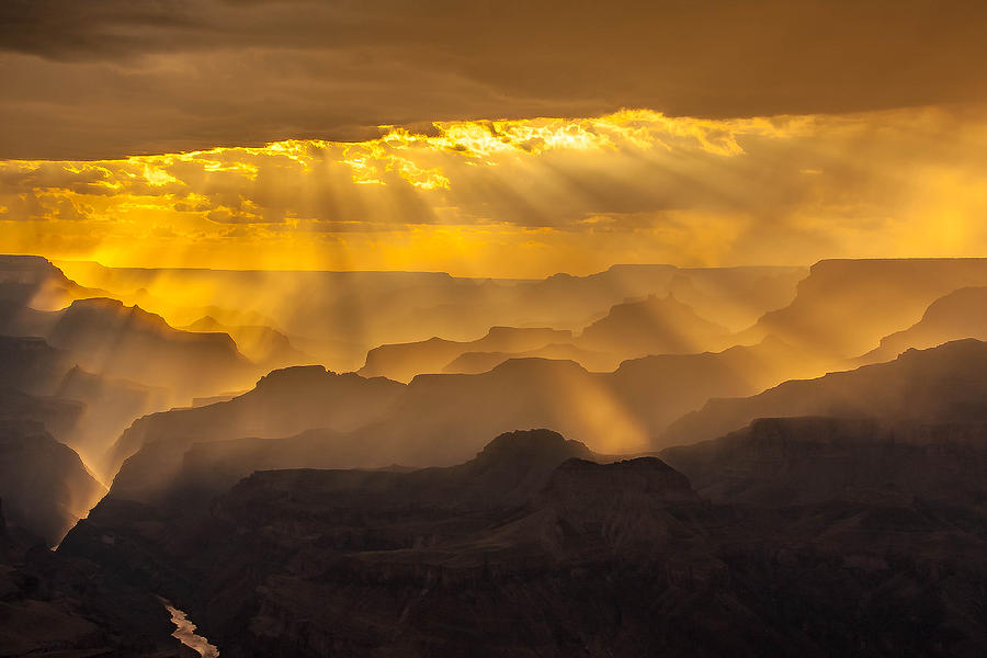 Grand Canyon Lightshow Photograph by Kathleen McGinley