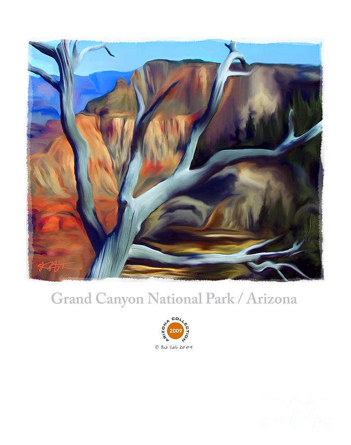 Grand Canyon National Park AZ Painting by Bob Salo